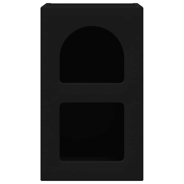 vidaXL Nachttisch Schwarz 29,5 x 33,5 x 50 cm Holzwerkstoff