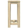 vidaXL Bartisch Sonoma-Eiche 51x50x103,5 cm Holzwerkstoff