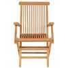 vidaXL 7-tlg. Garten-Essgruppe Massivholz Teak