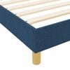 vidaXL Bettgestell mit Kopfteil Blau 80 x 200 cm Stoff