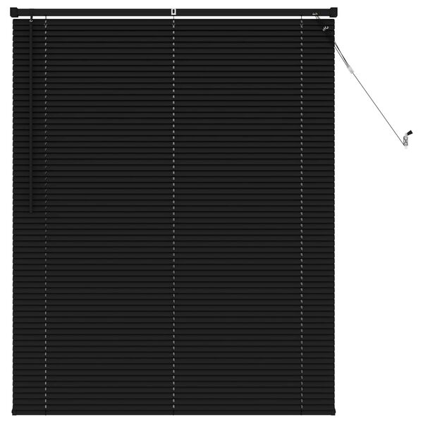 vidaXL Venetianer Jalousie Verstellbar Schwarz 150 x 110 cm PVC