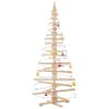 vidaXL Weihnachtsbaum Holz zum Schm&uuml;cken 180 cm Massivholz Kiefer