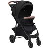 vidaXL 3-in-1 Kinderwagen Anthrazit Stahl