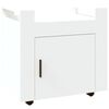 vidaXL B&uuml;rowagen Wei&szlig; 60x45x60 cm Holzwerkstoff