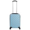 vidaXL Hartschalen-Trolley Blau ABS