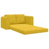vidaXL Schlafsofa 60cm Gelb Samt