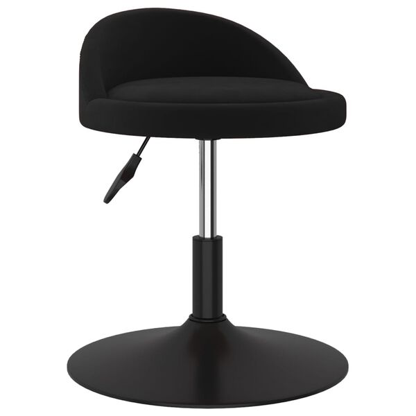 vidaXL Esszimmerstuhl Drehbar Schwarz Samt