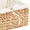 vidaXL Aufbewahrungsk&ouml;rbe 3 pcs Natur 40 x 30 x 18 cm Wasserhyazinthe