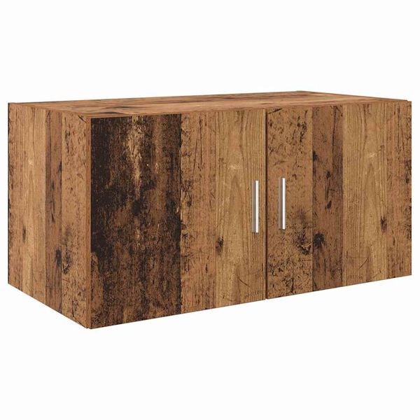 vidaXL Wandschrank Altholz 80 x 42,5 x 40 cm Holzwerkstoff