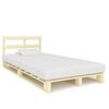 vidaXL Palettenbett Massivholz Kiefer 120&times;200 cm