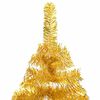 vidaXL Künstlicher Weihnachtsbaum Beleuchtung & Kugeln Gold 120 cm PET
