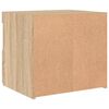 vidaXL Nachttische mit LED-Leuchten 2 Stk. Sonoma Eiche 50x40x45 cm