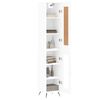 vidaXL Highboard Wei&szlig; 34,5x34x180 cm Holzwerkstoff