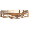 vidaXL Outdoor-Sofagarnitur 5 pcs Natur Massivholz Akazie
