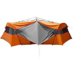 vidaXL Innenzelt 8 Personen Grau und Orange Taft