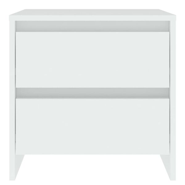 vidaXL Nachttisch Wei&szlig; 45x34,5x44,5 cm Holzwerkstoff