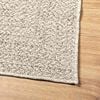 vidaXL Teppich ZIZUR Creme 100x200 cm Jute-Optik Indoor und Outdoor