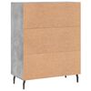 vidaXL Sideboard Betongrau 69,5x34x90 cm Holzwerkstoff