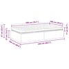 vidaXL Eckbettgestell mit Matratze Sonstiges 2 pcs Creme Stoff