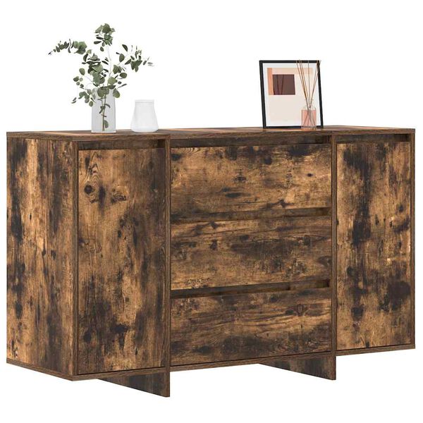 vidaXL Sideboard Geräucherte Eiche 120 x 41 x 75 cm Holzwerkstoff