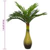 vidaXL Palme Künstlich 9 Blätter 70 cm Grün