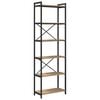 vidaXL B&uuml;cherregal 60 x 30 x 189,5 cm Holzwerkstoff Artisan-Eiche