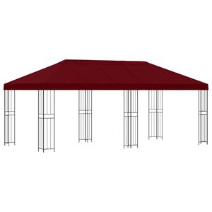 vidaXL Pavillon mit Seitenw&auml;nden 6 x 3 m Bordeauxrot