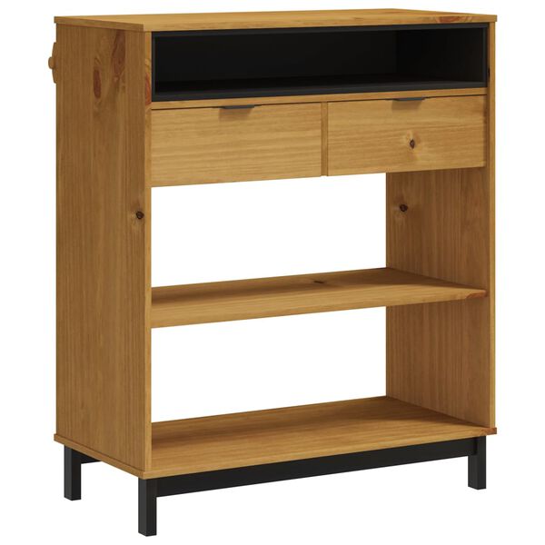 vidaXL Bartisch FLAM 92x45x110 cm Massivholz Kiefer