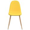 vidaXL Esszimmerstühle 4 Stk. Senfgelb Stoff