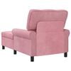 vidaXL Lounge-Liege mit Kissen Rosa 91 x 157 x 91 cm Samt