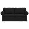 vidaXL Sofa Schwarz Gesamtabmessungen: 175 x 82 x 80 cm (B x T x H)