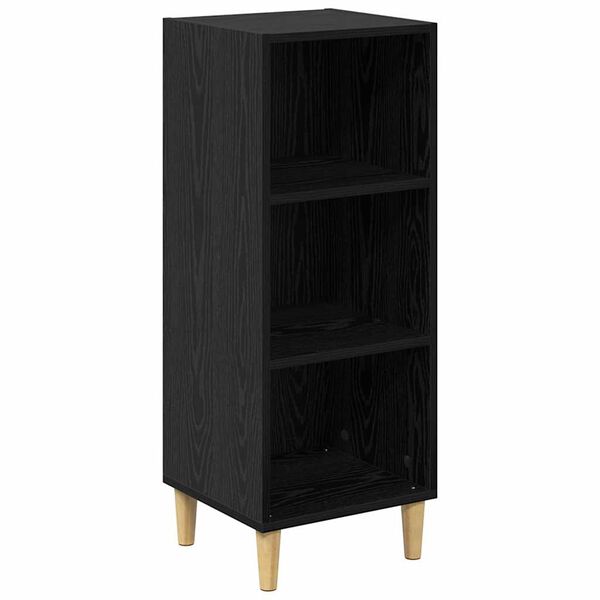 vidaXL Sideboard Schwarz Eichen-Optik 34,5 x 32,5 x 90 cm