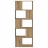 vidaXL TV-Schrankset Wandmontiert Braun 60 x 24 x 156 cm Holzwerkstoff