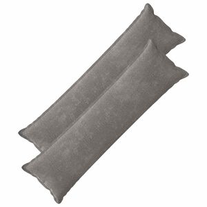 vidaXL Kissenbezug 2 pcs HOUTEN Dunkelgrau 40 x 145 cm Chenille-Stoff