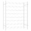 vidaXL Weinregal f&uuml;r 48 Flaschen Wei&szlig; Metall