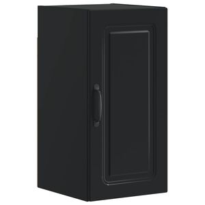 vidaXL Badezimmer-Wandschrank UTRECHT Schwarz 30 x 31 x 59 cm