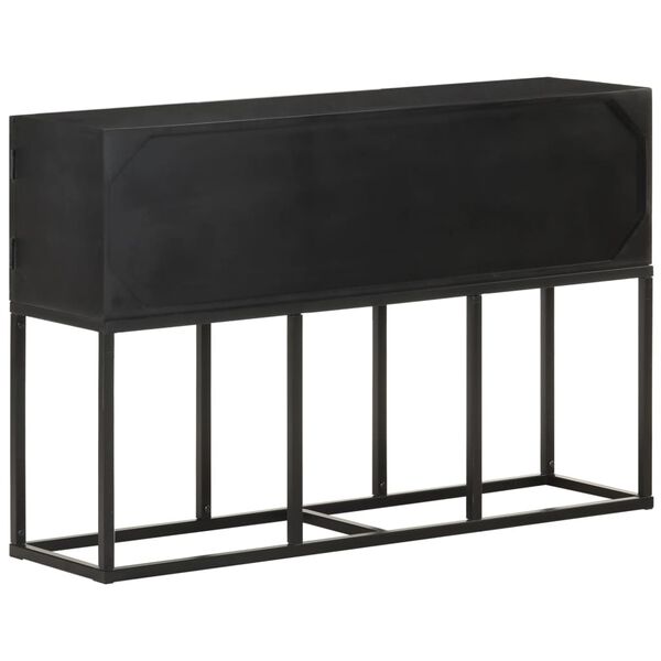 vidaXL Sideboard 115x30x76 cm Mango Massivholz