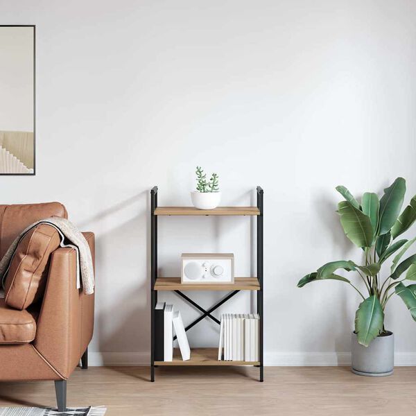 vidaXL B&uuml;cherregal Artisan-Eiche 56 x 34 x 96 cm Holzwerkstoff