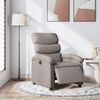 vidaXL Relaxsessel Elektrisch Taupe Stoff