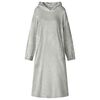 vidaXL Decken-Hoodie Grau M Flanell