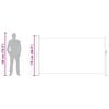 vidaXL Ausziehbare Seitenmarkise 170&times;300 cm Braun