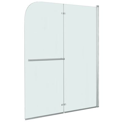 Tidyard Faltbare Duschkabine – 2 ESG-Scheiben, 95x140 Cm, Mit Handtuchstange, Verstellbar