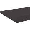 vidaXL Schwebendes Regal 2 pcs Schwarz 30 x 17,5 x 2,5 cm Stahl
