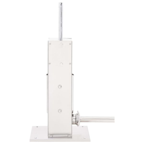 vidaXL Manueller Wurstfüller Silbern 3 L Edelstahl