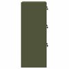 vidaXL Aktenschrank Olive Gr&uuml;n 44 x 50 x 106,5 cm Kaltgewalzter Stahl