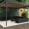 vidaXL 12-tlg. Garten-Lounge-Set mit Kissen Poly Rattan Schwarz