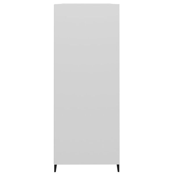 vidaXL Sideboard Hochglanz-Wei&szlig; 69,5x32,5x90 cm Holzwerkstoff