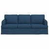 vidaXL Sofa Blau Gesamtabmessungen: 201 x 80 x 85 cm (B x T x H) Samt