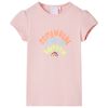 Kinder-T-Shirt Hellrosa 128