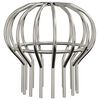 vidaXL Dachrinnenblattschutz 2 pcs Silber 110 mm Edelstahl